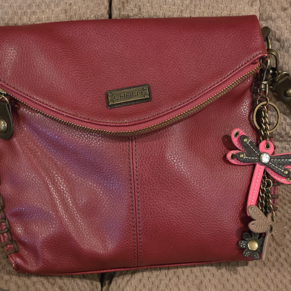 Chala Women's Burgundy Crossbody Bag